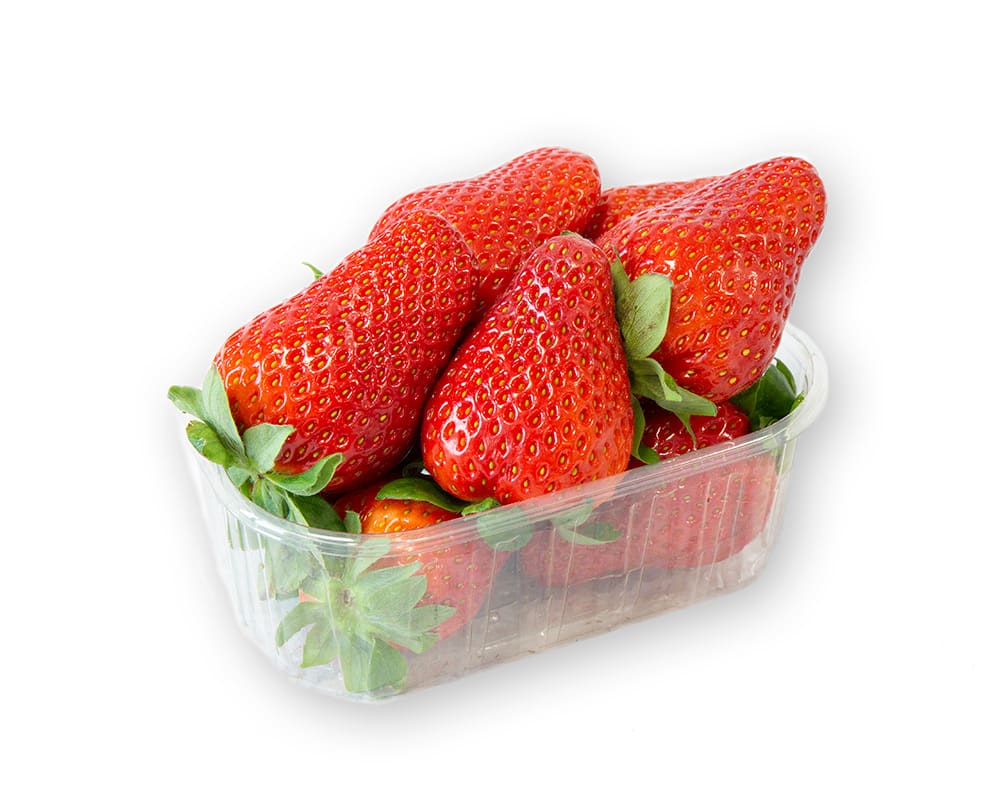 Tarrina de fresas 0.250 kg. 2 Tarrina de fresas 250 gr