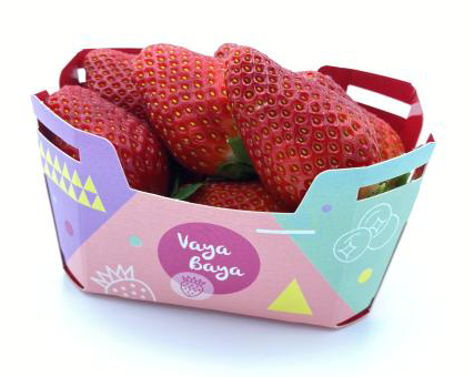 Tarrina de fresas 0.250 kg. 1 Tarrina de fresas 0.250 kg.